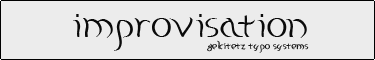 GekitetzTypoSystems.Improvisation